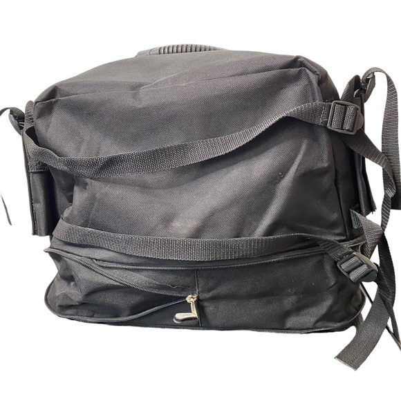 Choko Motorsports Backrest Bag Luggage Motorcycle ATV Black Gear Nylon Pack - Picture 9 of 11